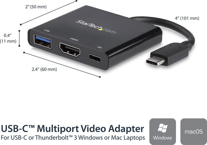 Produktbild StarTech USB-C zu (USB-C, 1 Ports)