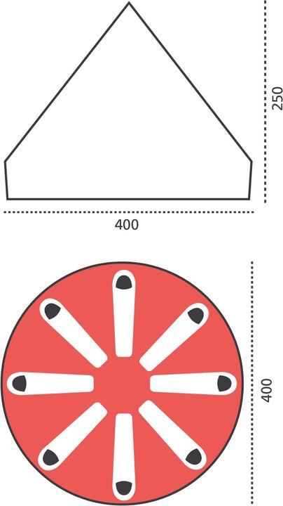 Actual product image Grand Canyon Indiana 8 (Dome tent, 9.15 kg, 8 persons)