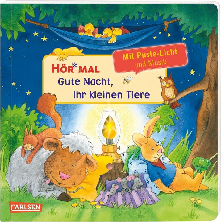 Produktbild Hör mal (Soundbuch): Mach mit - Pust aus: Gute Nacht, ihr kleinen Tiere (Deutsch, Kerstin M. Schuld, 2020)