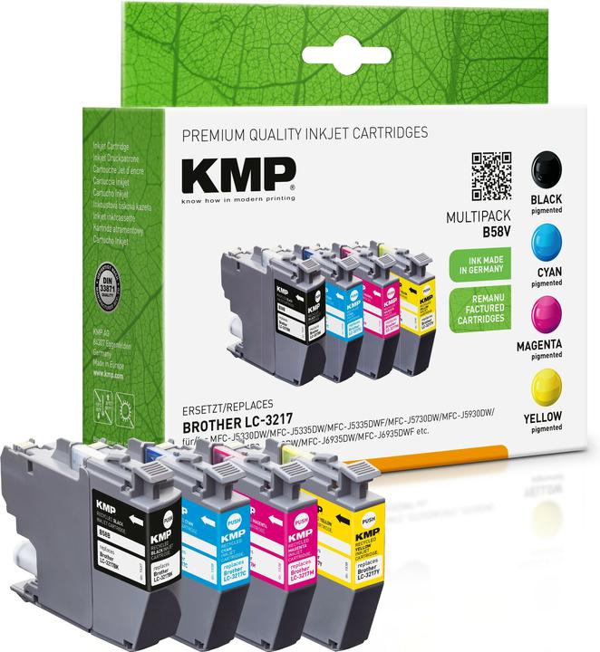 Immagine prodotto KMP Tinte sostituito LC3217VALDR (M, C, Y, FC)
