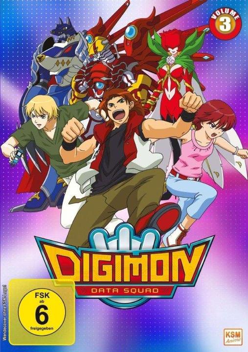 Digimon Data Squad - Volume 3: Episodio 33-48 (3 DVD) (DVD, 2019, Tedesco, Giapponese)