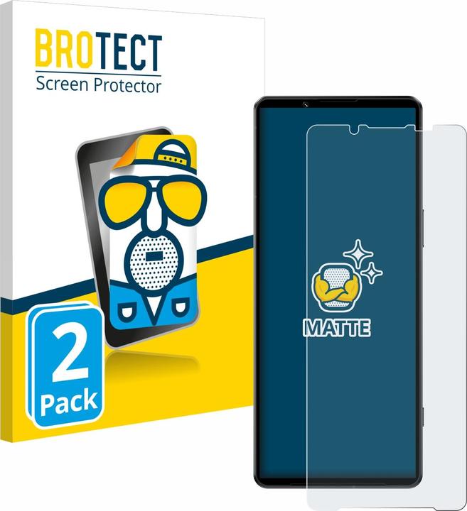 Actual product image BROTECT Anti-glare screen protector matt (2 Piece, Sony Xperia 1 IV)
