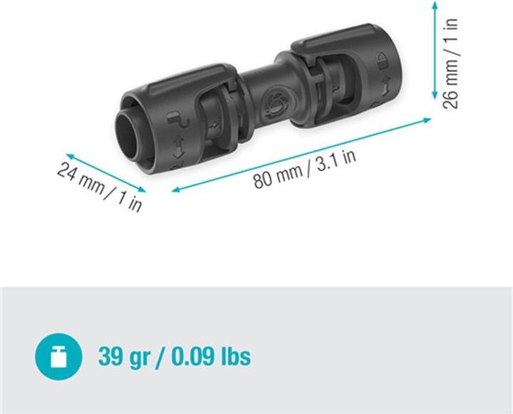 Produktbild Gardena Verbinder 13 mm (Tropfbewässerung Verbinder + Abzweiger)