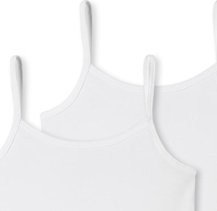 Immagine prodotto Schiesser Confezione di 6 ragazze adolescenti 95/5 di cotone organico Spaghetti Tops / Sottogonne (140)