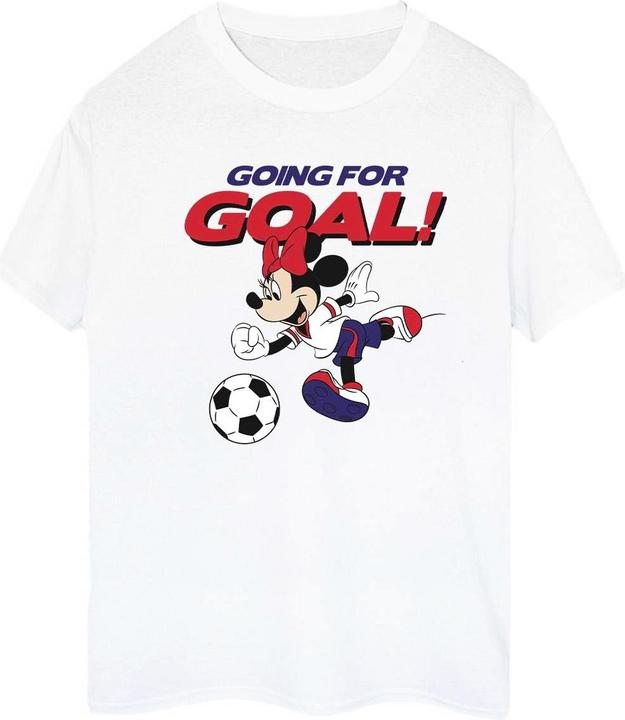 Immagine prodotto Disney Minnie Mouse Going For Goal Maglietta Ampia Donna (L)