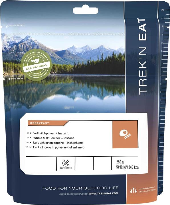Immagine prodotto Trek'n Eat Latte intero in polvere - istantaneo (Latte intero in polvere, 1 pz., 250 g)