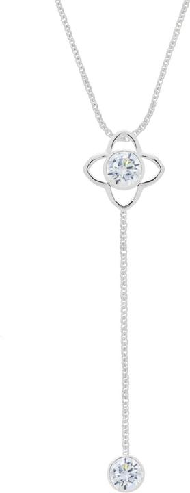 Actual product image Candy Gemma Y-necklace, 925 sterling silver (925 sterling silver, 925 Sterling silver, 42 - 45 cm)