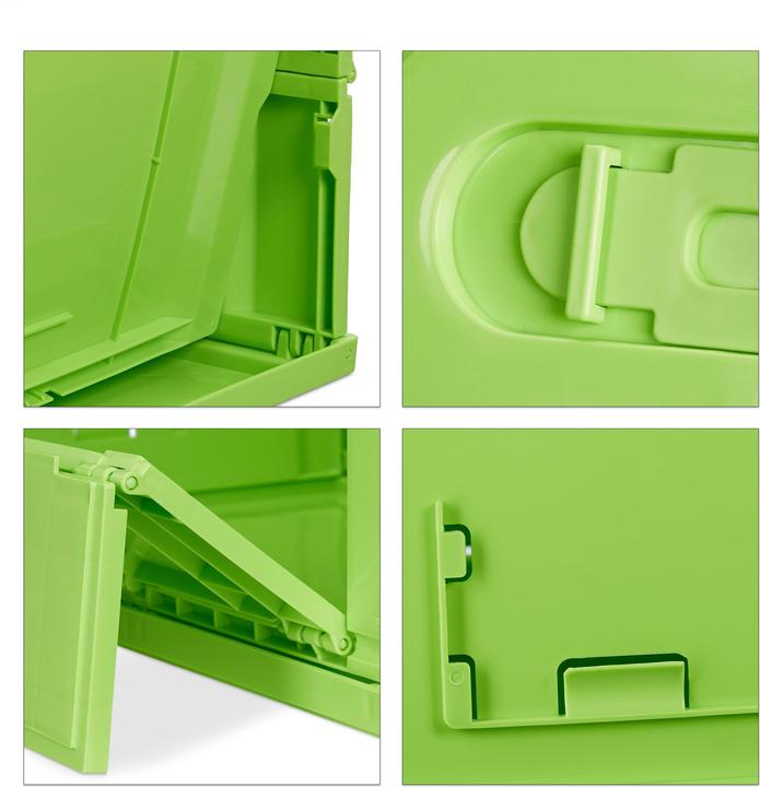 Image du produit Relaxdays Boîte de Transport Pliable couvercle (58.5 x 39.5 x 32.5 cm, 75 l)