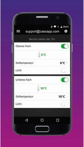Image du produit Caso Wine Comfort 660 Smart