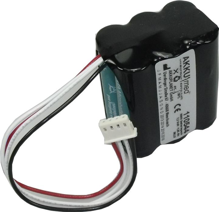 Actual product image AccuCell NiMH battery suitable for Nonin Medical PulsoxiMeter 7500