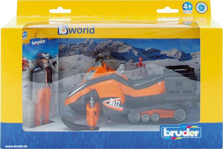 Image du produit Bruder BR Motoneige avec conducteur et équipement 21x9.3x9.3cm bWorld