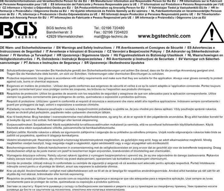 Produktbild BGS Arbeitshandschuhe Grösse 8 (M) (8, M)