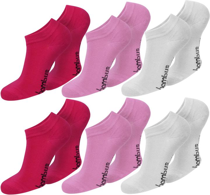 Immagine prodotto Normani 6 Paar Bambus-Gesundheitssocken Sneakers (confezione da 6, 39 - 42)