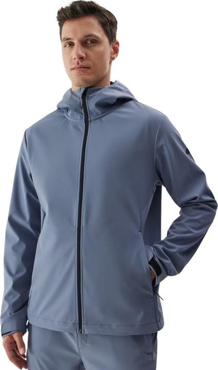 Actual product image 4F Kurtka męska softshell M283 denim 4FWAW24TSOFM283 32S M (32)