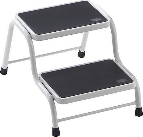 Produktbild eurokraft basic Stahlrohr-Tritt (Trittleiter, 64.50 cm)