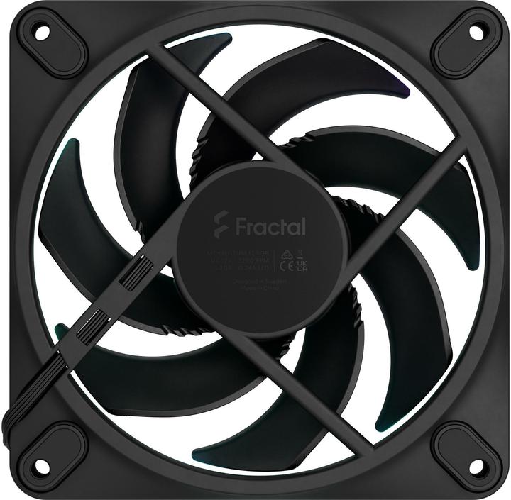 Image du produit Fractal Ventilateur de boitier Momentum RGB - 12cm (Noir) (120 mm, 1 x)