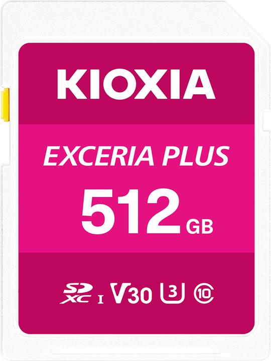 Produktbild Kioxia 512GB Exceria plus U3 V30 SD Card (512 GB, SDXC, U3, UHS-I)