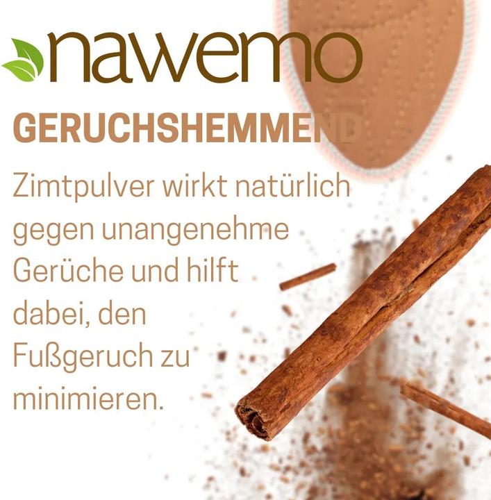 Immagine prodotto Nawemo Solette alla cannella contro il sudore dei piedi