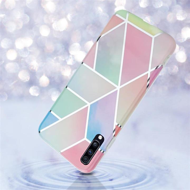 Produktbild Cadorabo IMD TPU Bunter Marmor Cover (Samsung Galaxy A70, Samsung Galaxy A70S)