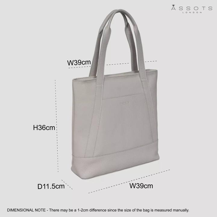 Actual product image Assots London Assots designer shoulder bag tote bag shopper leather No.4