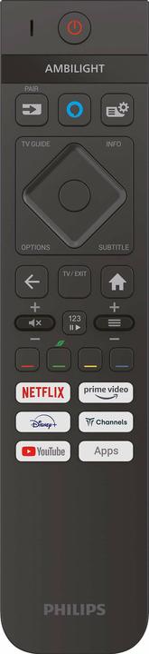 Produktbild Philips The One (55") 4K Ultra HD Smart TV Wi-Fi Anthracite, Grey (55", LED, 4K, 2023)