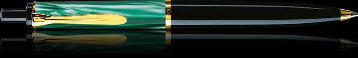 Image du produit Pelikan Stylo à bille rétractable Classic K200 -marbré (Vert marbré, 1 x)