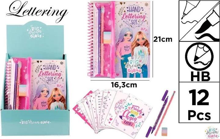 Produktbild Main paper Kreatives Spiralnotizbuch mit BDGirls-Accessoires (Speziallineatur, Harter Einband)