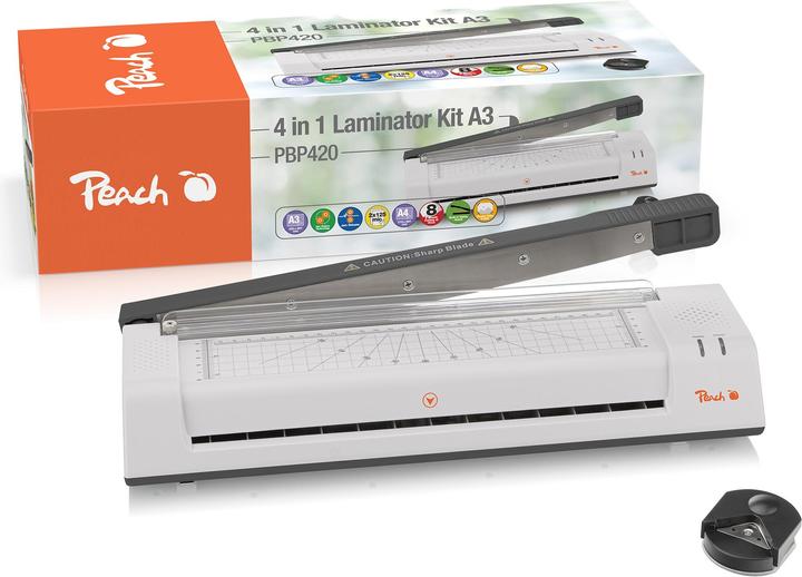 Immagine prodotto Peach Laminatrice e taglierina 3 in 1 PBP420 (125 µm, A3)