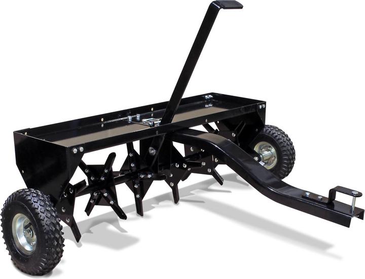 Wiltec Aerifizierer 90cm für Aufsitzmäher Rasenlüfter Rasenbelüfter Rasentraktor