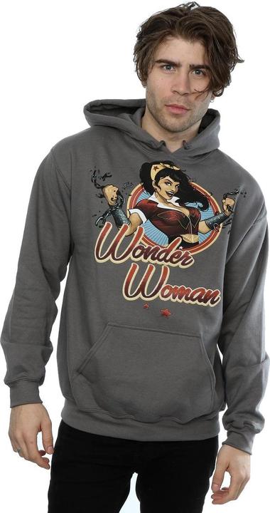 Produktbild DC Bombshells Wonder Woman Badge Kapuzenpullover (L)