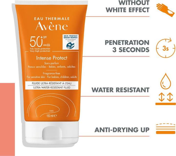 Produktbild Avène Intense Protect - Intensiver Sonnenschutz (Sonnenmilch, SPF 50+, 150 ml, 176 g)