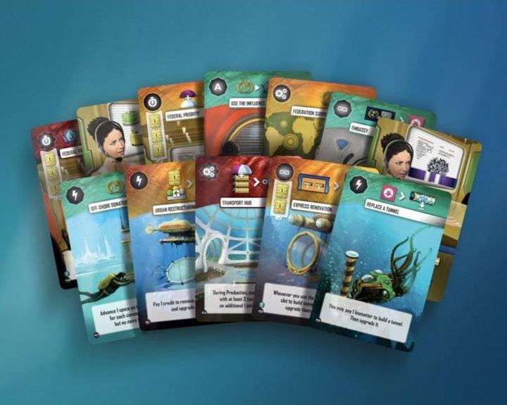 Actual product image Pegasus Underwater Cities: Card Set (Mini-Expansion) (German)