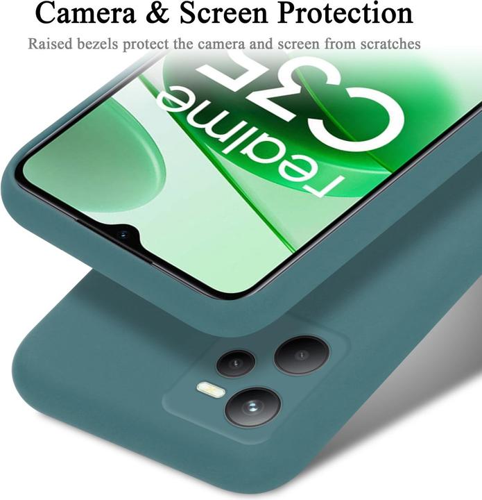 Actual product image Cadorabo TPU Liquid Silicone Case Cover for Realme C35 / Narzo 50A PRIME (Realme Narzo 50A Prime, Realme C35)