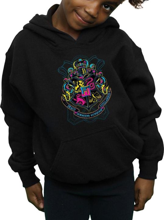 Actual product image Girls Hogwarts Crest Cotton Hoodie (140, 146)