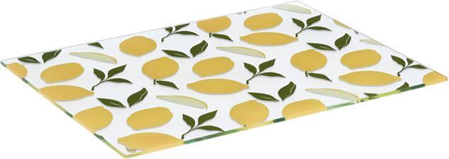 Actual product image Zeller Present Schneidbrett Glas Lemons 40x30 cm