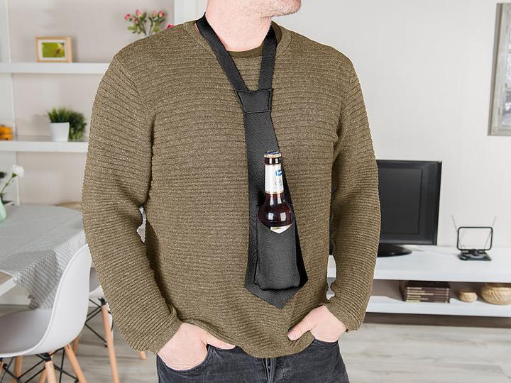 Produktbild Infactory 5er-Set Krawatte mit integriertem Bierhalter