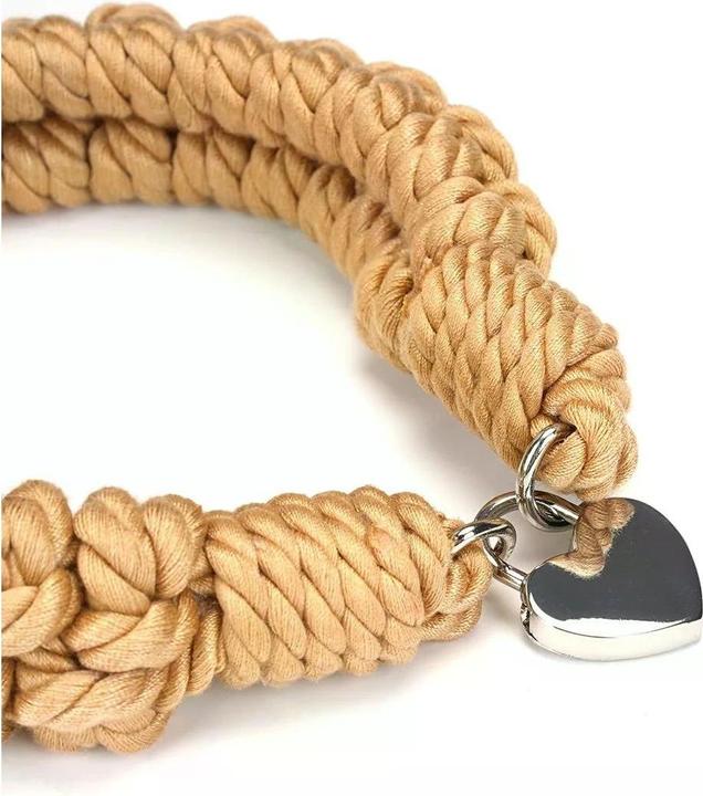 Produktbild Liebe Seele Bound You II Shibari Bondage Rope Halsfessel mit Schloss in Herzform