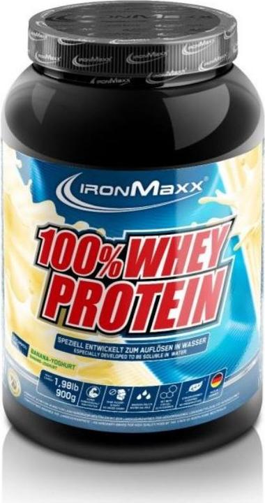 IronMaxx 100% Whey Protein (Banane, Joghurt, 1 Stk., 900 g)