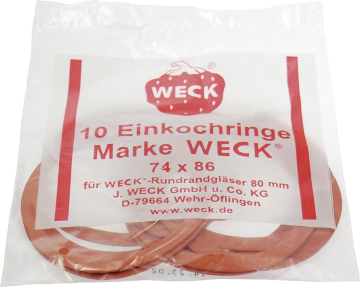 Produktbild Weck Gummiringe (10 Stk., 1 l)