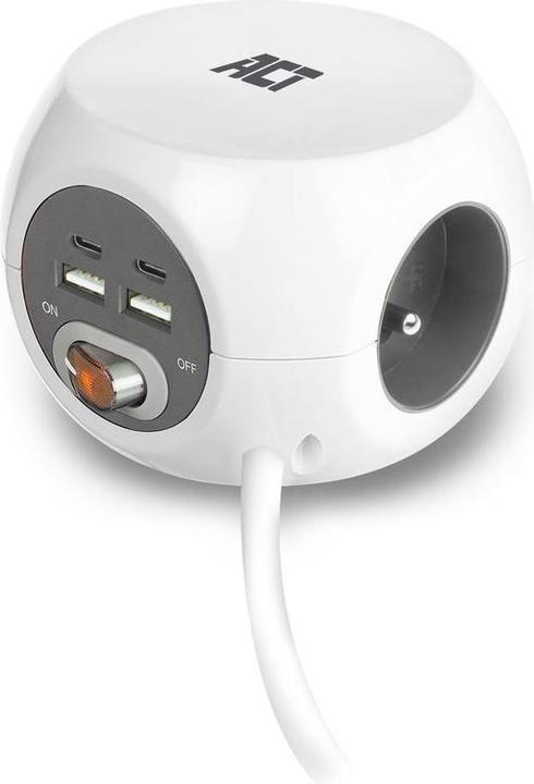Actual product image Power Socket Cube (7 x, CEE 7/7, 1.50 m)