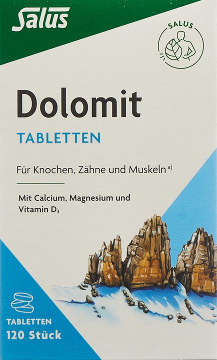 Produktbild Salus Dolomit Magnesium Calcium Vitamin D3 Tabl (120 Stück, Tabletten, 113 g)