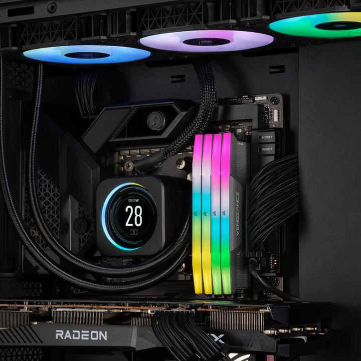 Produktbild Corsair Vengeance RGB (2 x 32GB, 5600 MHz, DDR5-RAM, DIMM)