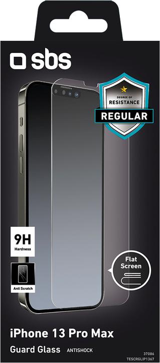 Produktbild SBS Glas-Displayschutz (1 Stück, Apple iPhone 13 Pro Max)