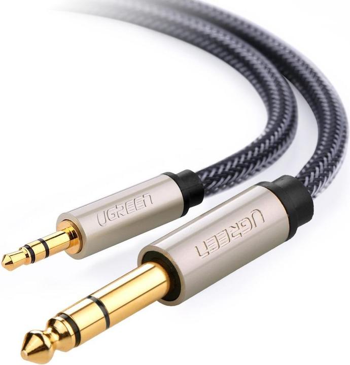 Ugreen 6.3 mm Klinke – 3.5 mm Klinke (2 m, 6.3mm Klinke (Jack), 3.5mm Klinke (AUX))