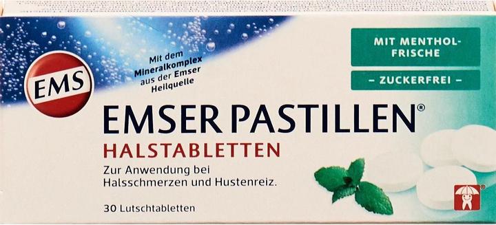 Image du produit Emser Pastilles sans sucre Menthol Fraîcheur (30 pièce(s))