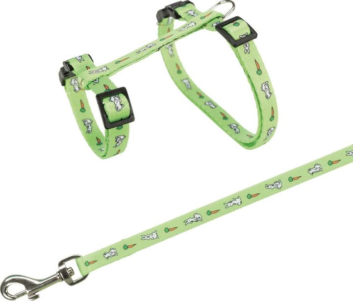 Trixie Geschirr mit Leine für Kaninchen mit Häschen Muster (Hund, Allgemein)