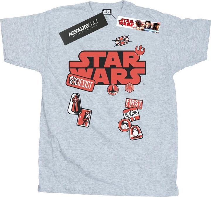 Star Wars The Last Jedi Badges TShirt (3XL)