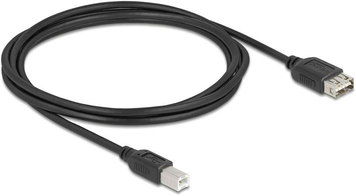 Actual product image Delock USB 2.0 Kabel USB Typ-B Stecker zu EASY USB Typ-A Buchse 2 m (2 m, USB 2.0)