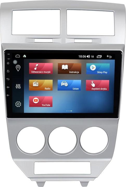 Actual product image No Name RADIO GPS NAVIGATION DODGE CALIBER 2006-11 ANDROID (10")