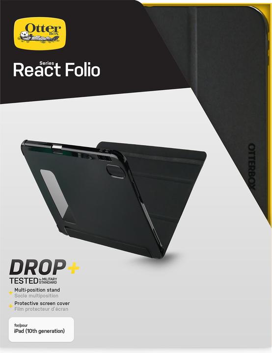 Image du produit OtterBox React Folio (iPad 2022 (10e génération), iPad 2025 (11e génération))